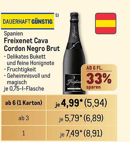 Freixenet Cava Cordon Negro Brut