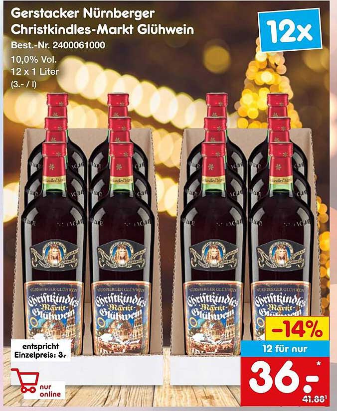 Gerstacker Nürnberger Christkindles-Markt Glühwein