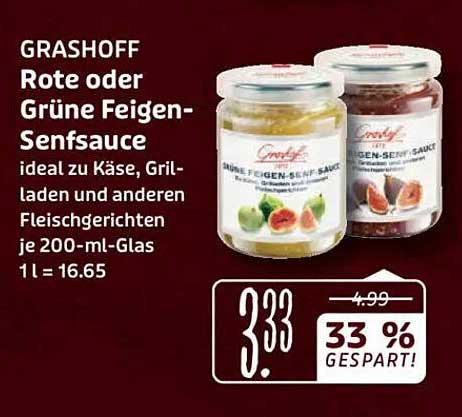 GRASHOFF Rote oder Grüne Feigen-Senfsauce