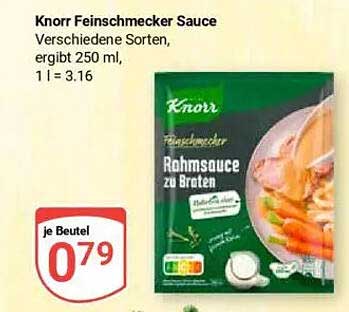 Knorr Feinschmecker Rahmsauce zu Braten