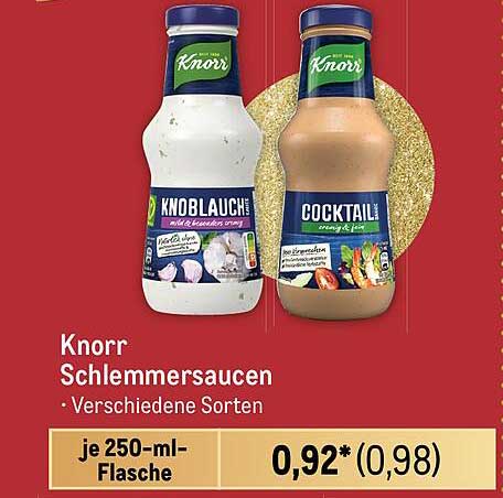 Knorr Schlemmer-saucen