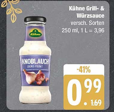 Kühne Grill- & Würzsauce Knoblauch