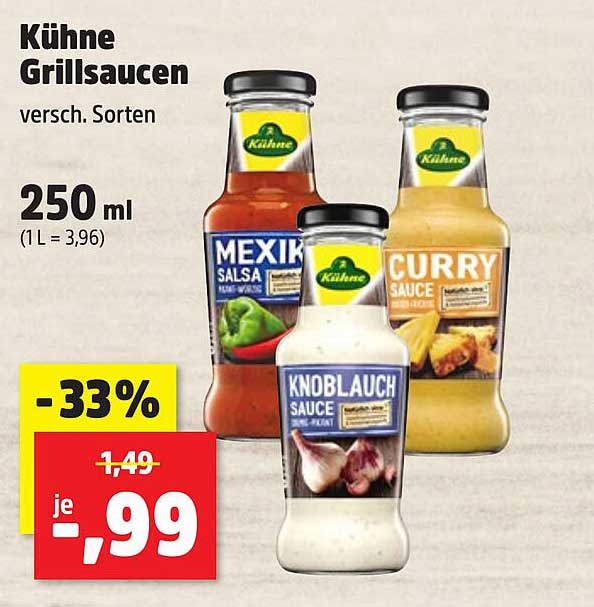 Kühne Grillsaucen