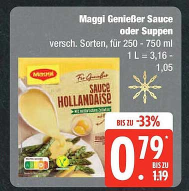 Maggi Genießer Sauce oder Suppen