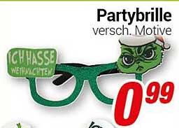 Partybrille versch. Motive