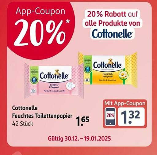 Cottonelle Feuchtes Toilettenpapier