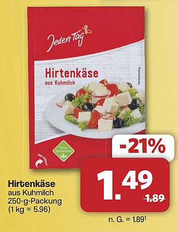 Hirtenkäse aus Kuhmilch