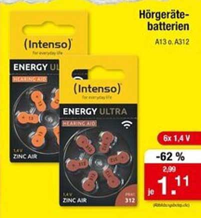 Hörgeräbatterien