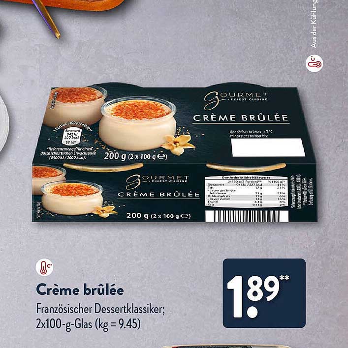 Crème brulée