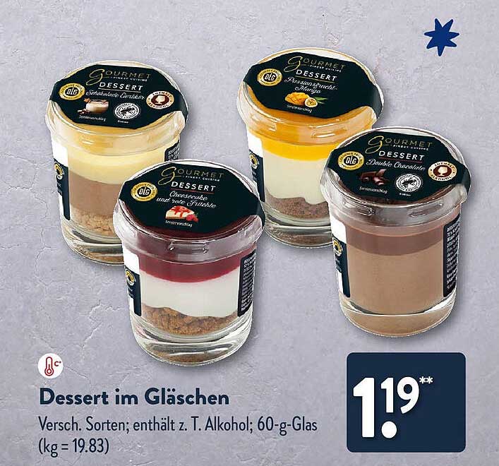 Dessert im Gläschen