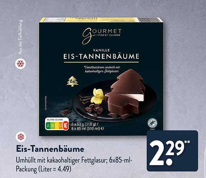 Eis-Tannenbäume