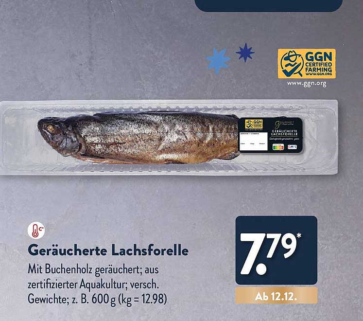 Geräucherte Lachsforelle