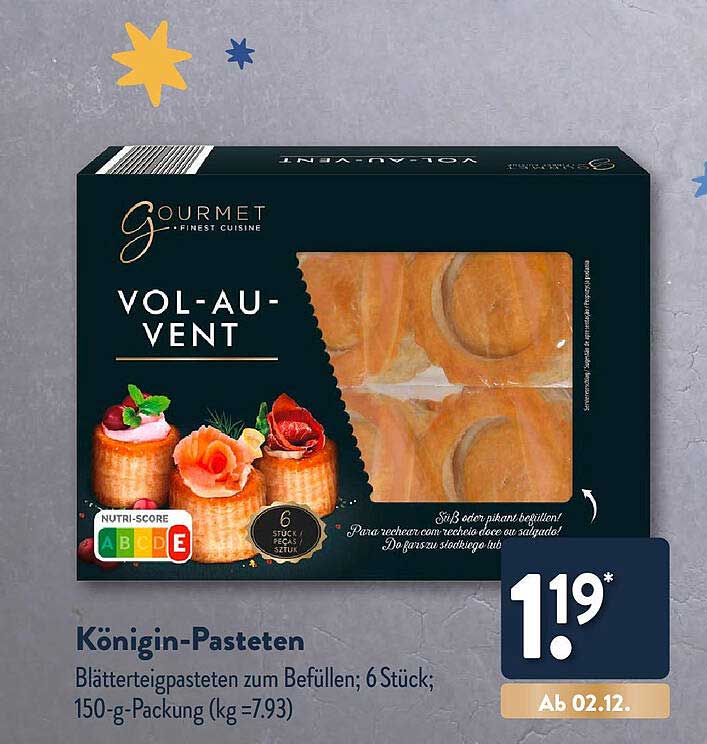 Königin-Pasteten