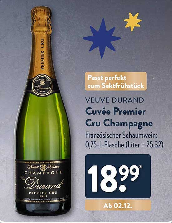 VEUVE DURAND Cuvée Premier Cru Champagne