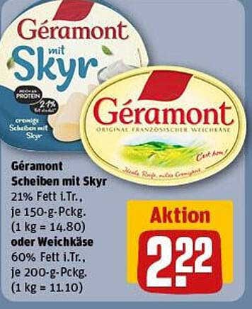 Géramont Scheiben mit Skyr