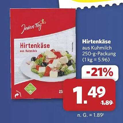 Hirtenkäse aus Kuhmilch