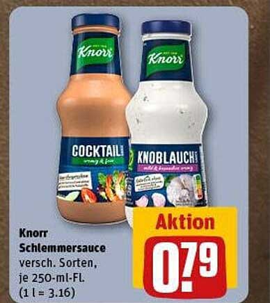 Knorr Schlemmersauce versch. Sorten