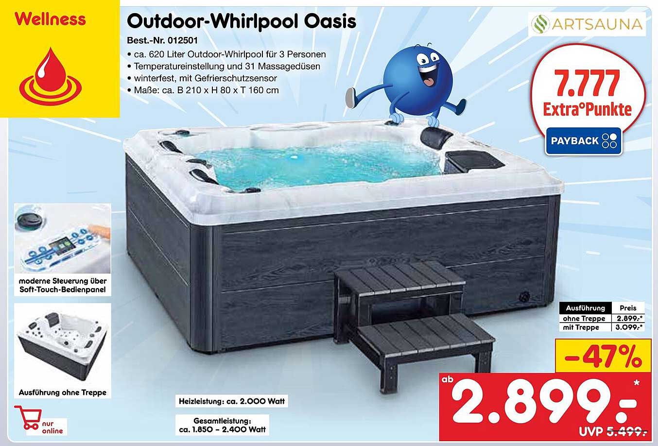 Outdoor-Whirlpool Oasis