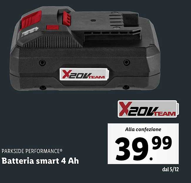 Batteria smart 4 Ah