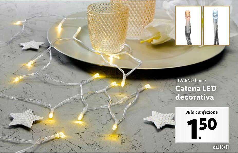 Catena LED decorativa