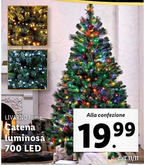 Catena luminosa 700 LED