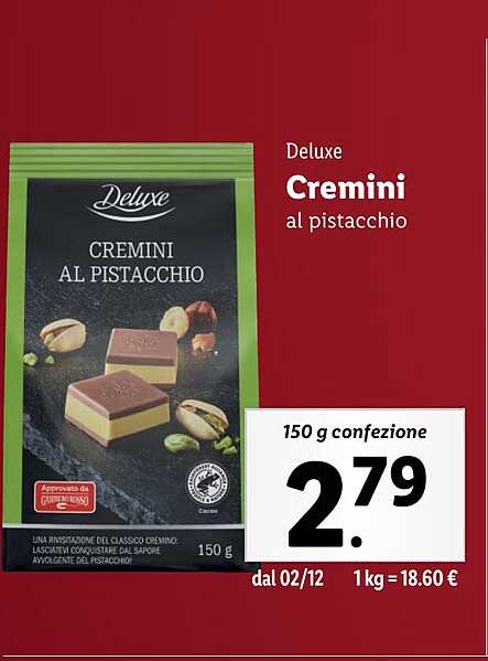 Cremini al pistacchio