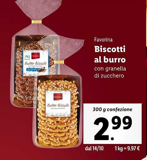 Favorina Biscotti al burro