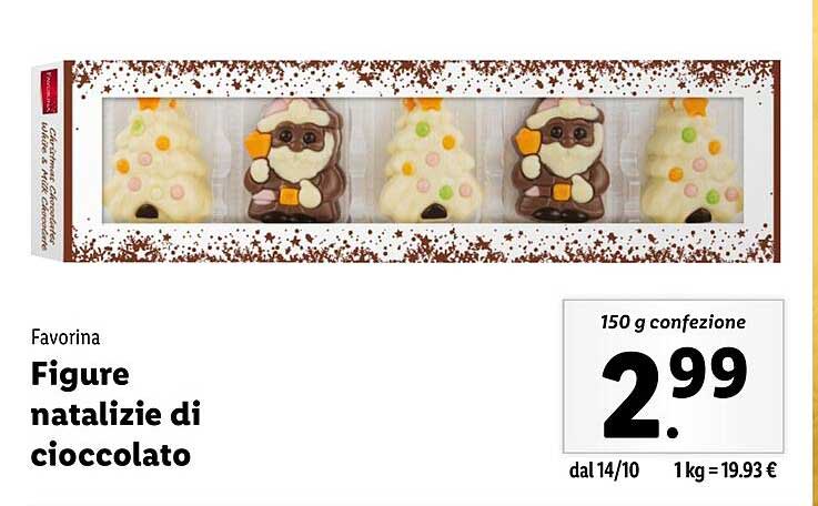 Favorina  
Figure natalizie di cioccolato