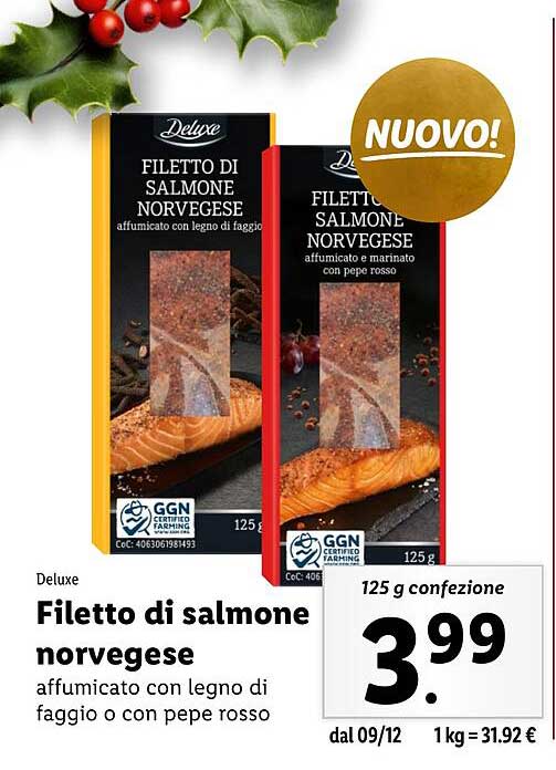 Filetto di salmone norvegese