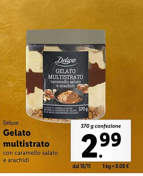 Gelato multistrato