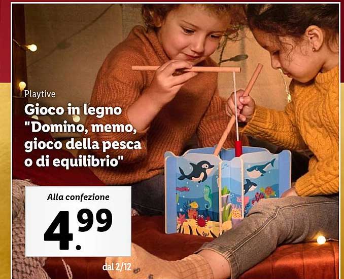 Gioco in legno "Domino, memo, gioco della pesca o di equilibrio"