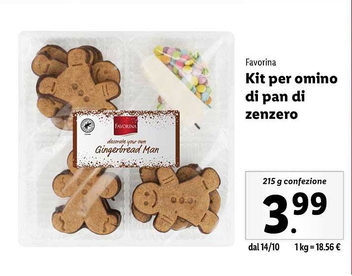 Kit per omino di pan di zenzero