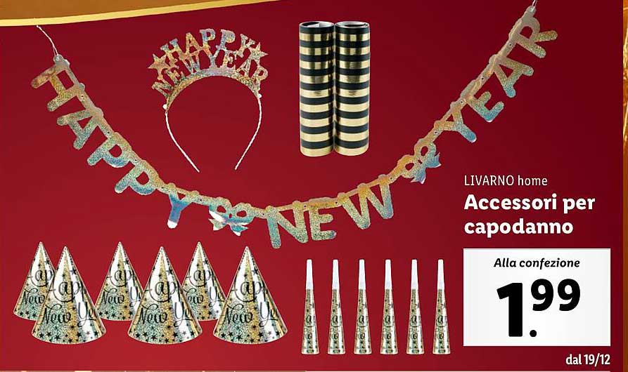 LIVARNO home Accessori per capodanno