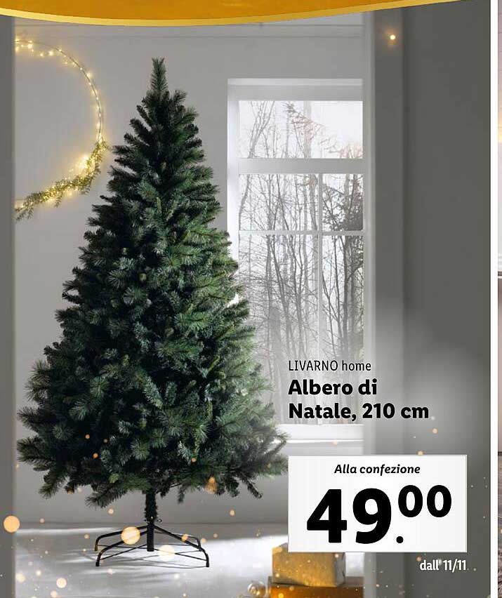 LIVARNO home Albero di Natale, 210 cm