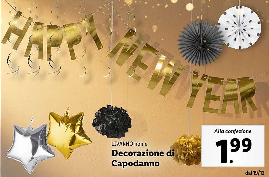 LIVARNO home Decorazione di Capodanno