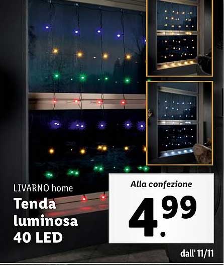 LIVARNO home  
Tenda luminosa 40 LED