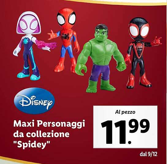 Maxi Personaggi da collezione "Spidey"