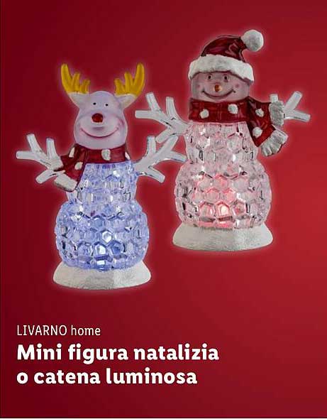 Mini figura natalizia o catena luminosa