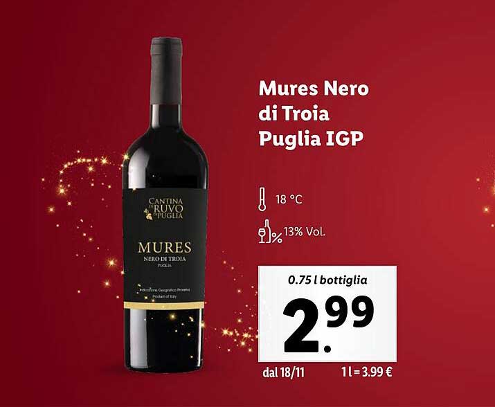 Mures Nero di Troia Puglia IGP