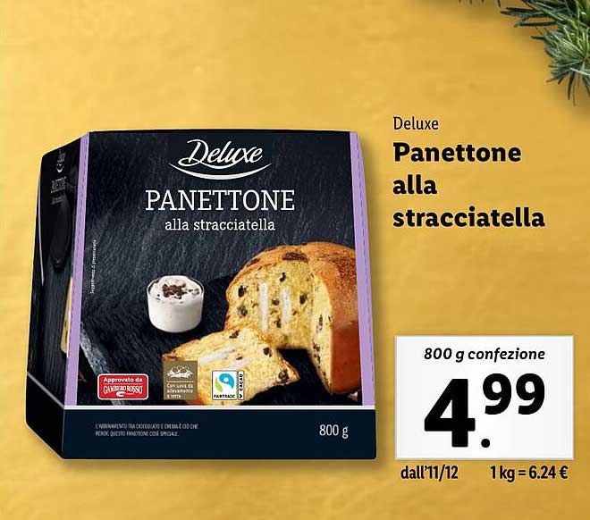 Panettone alla stracciatella