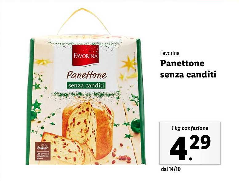 Panettone senza canditi