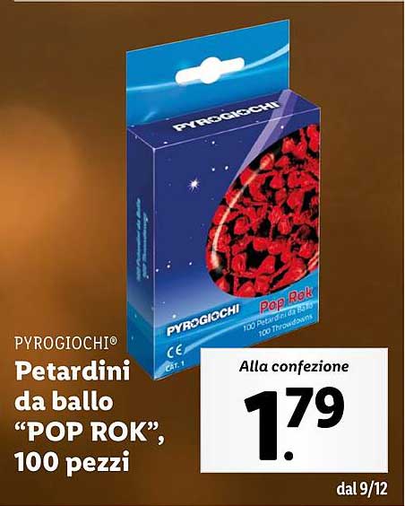 Petardini da ballo “POP ROK”, 100 pezzi