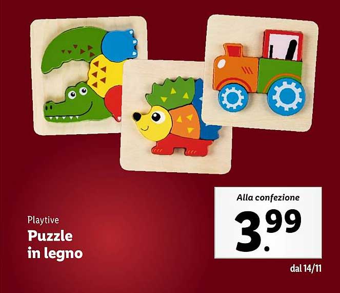 Playtive Puzzle in legno