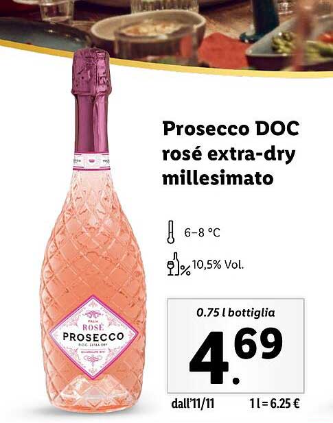 Prosecco DOC rosé extra-dry millesimato