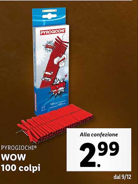 PYROGIOCHI® WOW 100 colpi