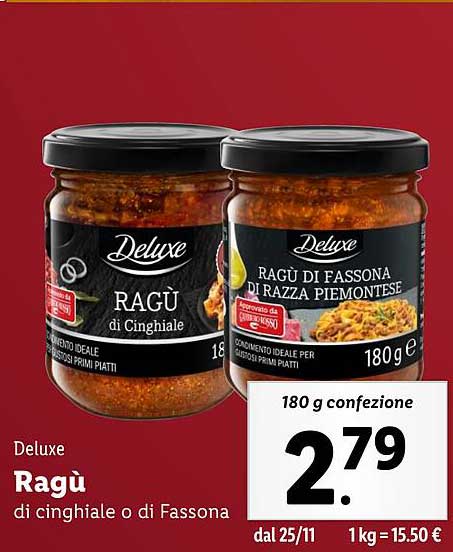 Ragù di cinghiale o di Fassona