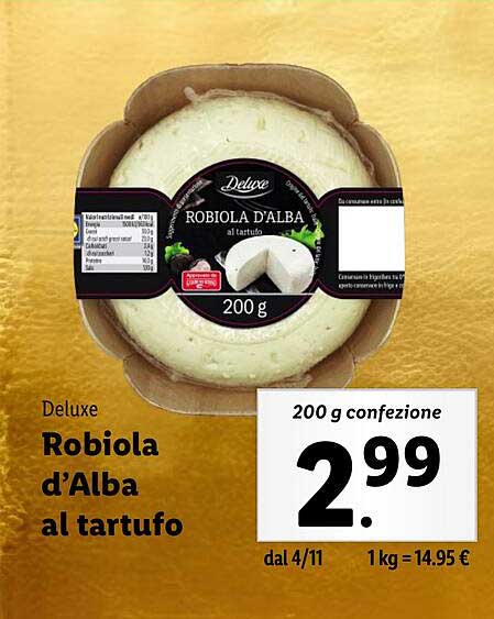 Robiola d'Alba al tartufo