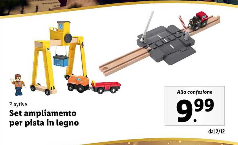 Set ampliamento per pista in legno