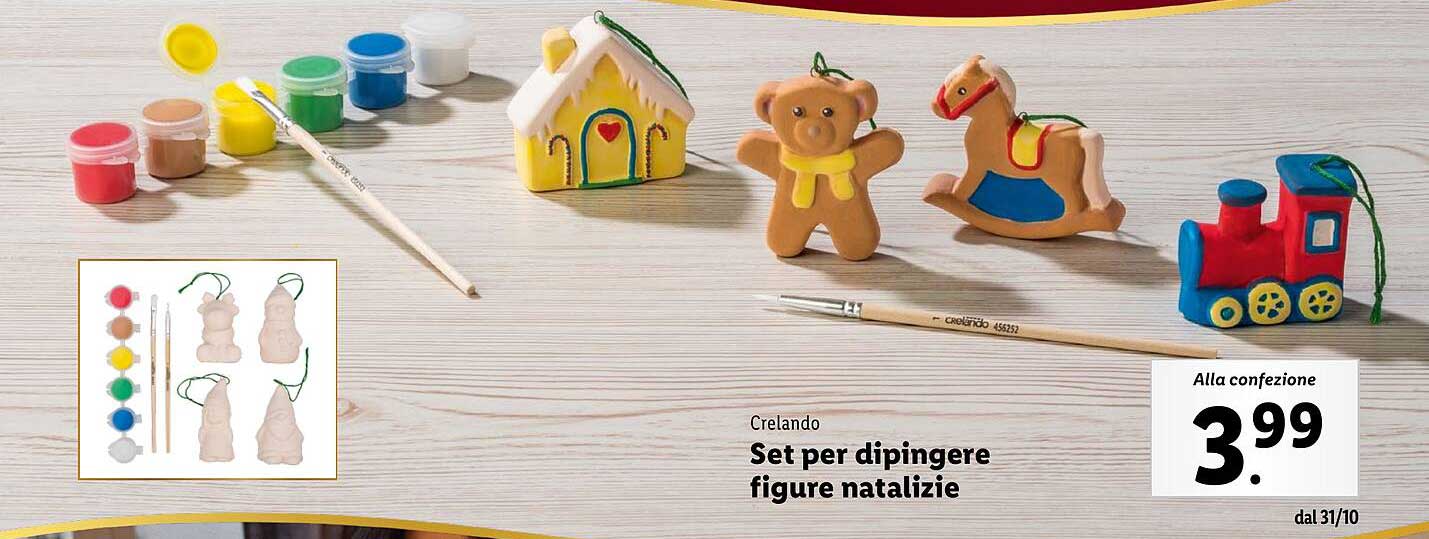 Set per dipingere figure natalizie