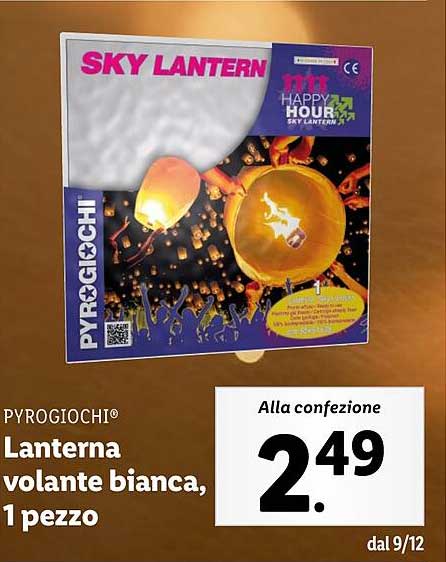 Sky Lantern®  
Lanterna volante bianca